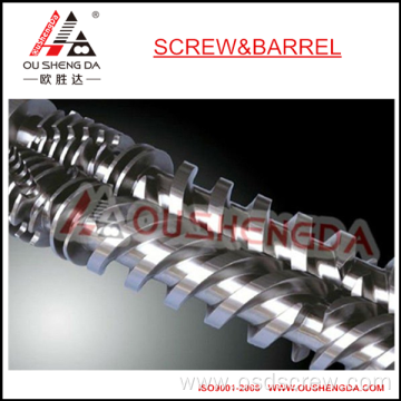 parallel screw with nature hard after high temperature twin screw for extruder